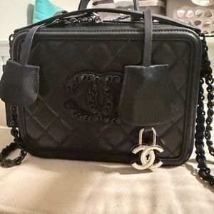 RARE Chanel Black Vanity Women's Bag
